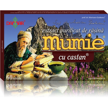 Extract purificat de rasina Mumie cu castan - 60 tbl