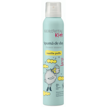 Gerovital Kids Spuma de dus vanilla puffs - 200ml