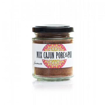 Mix cajun porc si pui - 120 g