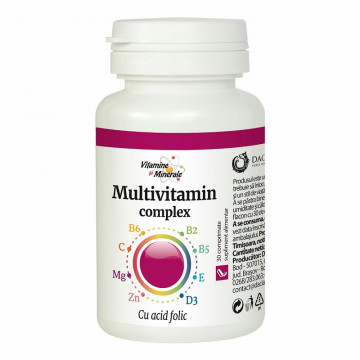 Multivitamin complex cu acid folic - 30 cpr