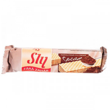 Napolitane cu crema de cacao fara zahar - 20g