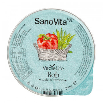 Pateu din bob cu ardei si tarhon - 100 g