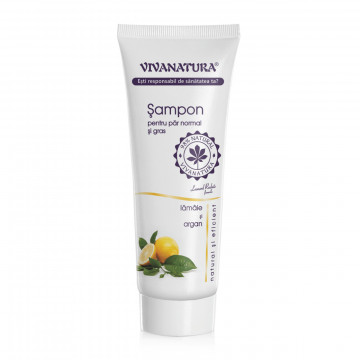 Sampon par normal si gras cu Lamaie si Argan - 250 ml Vivanatura