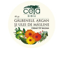 Unguent de galbenele, argan si ulei de masline - 20 g