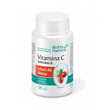 Vitamina C din extract Macese - 30 cps