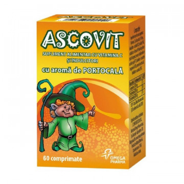 Ascovit portocala 100 mg - 20 cpr