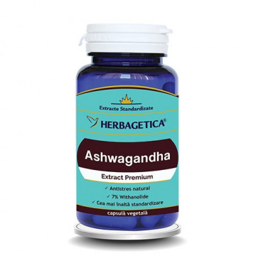 Ashwagandha Extract Premium - 60 cps (poza veche)
