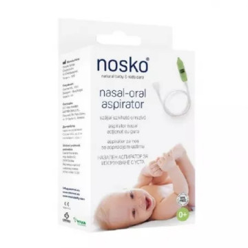 Aspirator nazal pentru nou nascuti si copii, +0luni, Nosko Mouth