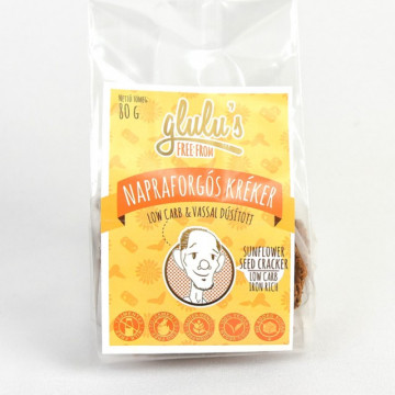 Cracker cu seminte de floarea soarelui fara gluten cu CH scazut - 80 gr