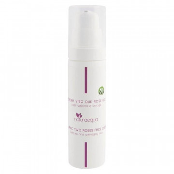 Crema organica de fata 2 trandafiri, Naturaequa, 50 ml