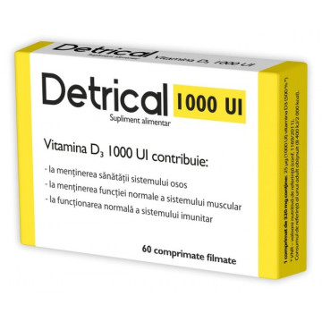 Detrical D3 1000 IU - 60 cpr