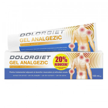 Dolorgiet gel analgezic 100 ml - 20% gratis