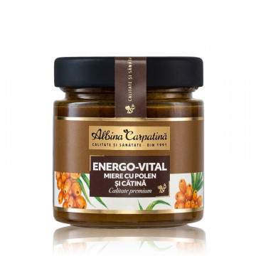 Energo-Vital Miere cu Polen si Catina - 270 g