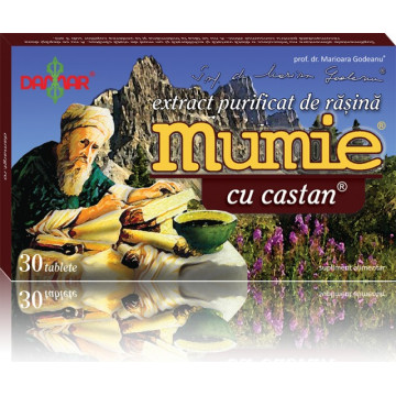 Extract purificat de rasina Mumie cu castan - 30 tbl