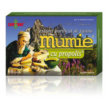 Extract purificat de rasina Mumie cu propolis - 60 tbl