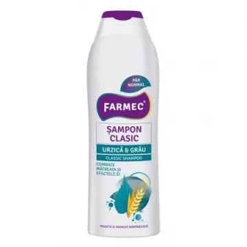 Farmec Sampon clasic cu urzica si grau - 400 ml