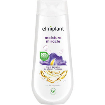 Gel de dus crema cu iris si uleiuri pretioase Moisture Miracle - 400 ml