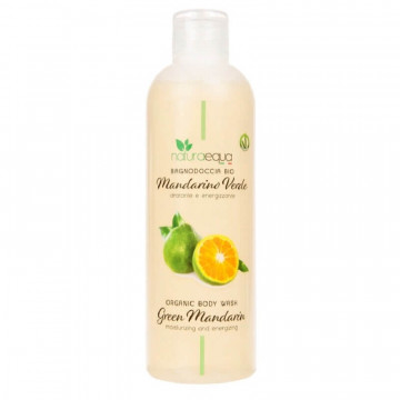 Gel de dus organic mandarina verde, Naturaequa, 250 ml