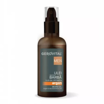 Gerovital Men Ulei pentru barba cu ulei de catina si argan - 100 ml