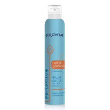 Gerovital Spuma de dus Sensitive - 200 ml