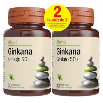 Ginkana 50+ - 30 cpr + 30 cpr Pachet