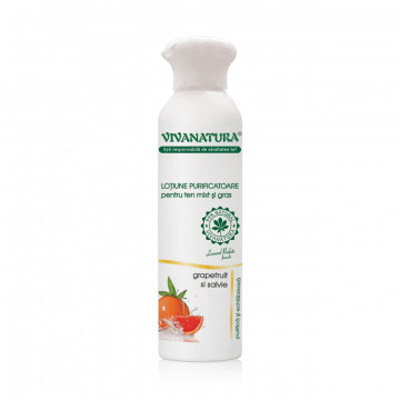 Lotiune purificatoare pentru ten mixt si gras - 150 ml Vivanatura