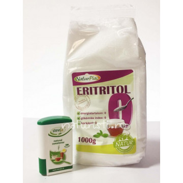 Pachet Stevia Tablete si Eritritol