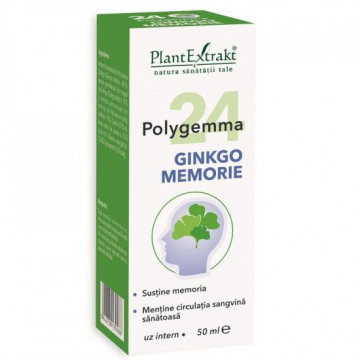 Polygemma 24 Ginkgo Memorie, Plantextrakt, ambalaj vechi