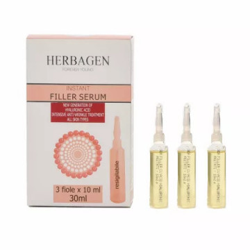 Ser instant Filler cu microsfere de acid hialuronic - 3 filole x 10ml