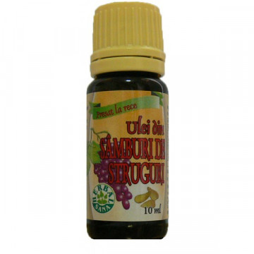 Ulei din samburi de struguri presat la rece - 10 ml