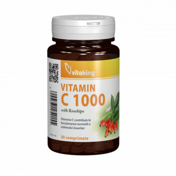 Vitamina C 1000 mg cu macese - 30 cpr