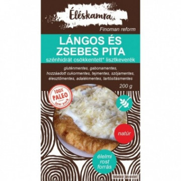 Amestec de faina redus in carbohidrati pentru langos si pita Eleskamra - 200 g