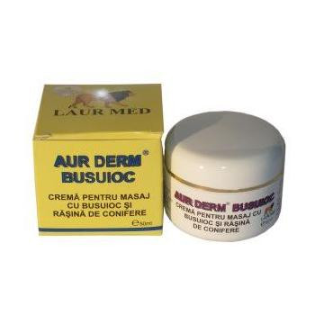 Aur Derm crema masaj cu Busuioc si Rasina - 50 ml