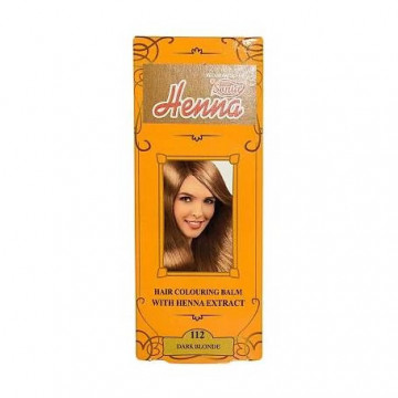 Balsam colorant pentru par, Henna Sonia nr.112 - Blond inchis - 75 ml