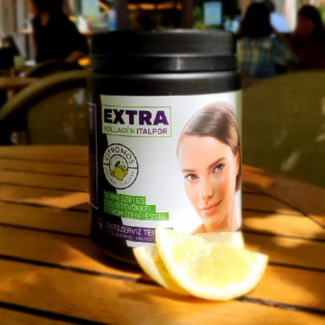 Colagen Extra cu gust de lamaie indulcit cu stevie + Vitamina C - 330 g