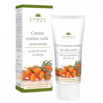 Crema contur ochi anticearcan cu ulei de catina si masline - 30 ml