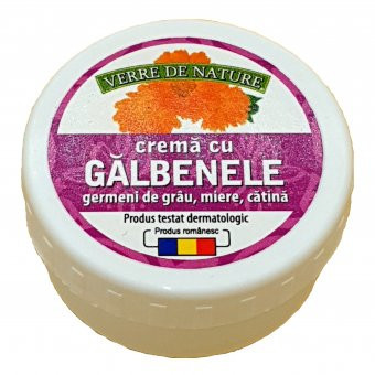 Crema cu galbenele, germeni de grau, catina si miere de albine - 20 g