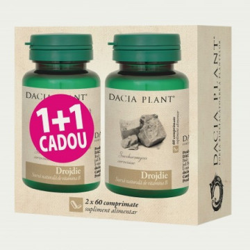 Drojdie - 60 cpr 1+1 GRATIS