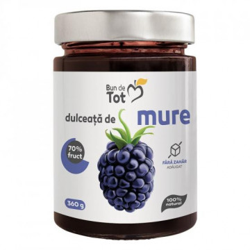 Dulceata de Mure fara zahar - 360 g