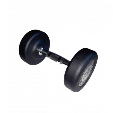 Gantera rotunda din poliuretan - 17.5 kg, Dayu Fitness