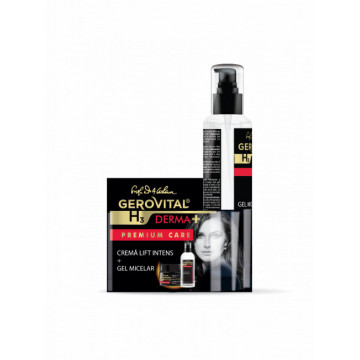 Gerovital H3 Derma+ Premium Care Pachet Cadou Crema Lift intens si Gel Micelar