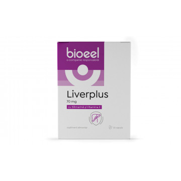 Liverplus cu silimarina su vitamina E 70mg - 30 cps