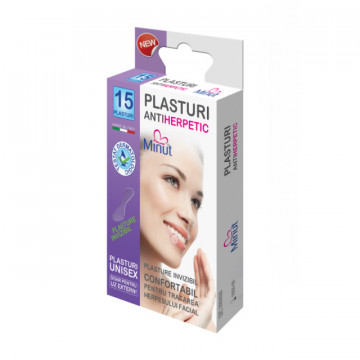 Plasturi antiherpetici Minut - 15 buc