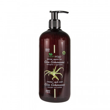 Sapun lichid organic cu extract de aloe arborescens, Naturaequa, 500 ml