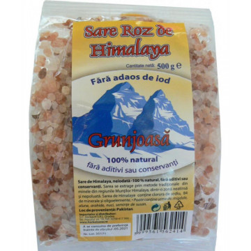 Sare de Himalaya grunjoasa - 500 g Herbavit