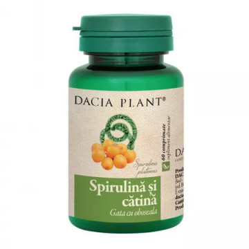 Spirulina si Catina - 60 cpr