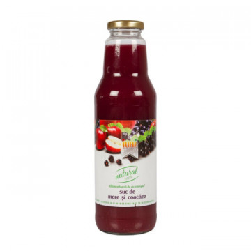 Suc natural de mere + coacaze - 750 ml