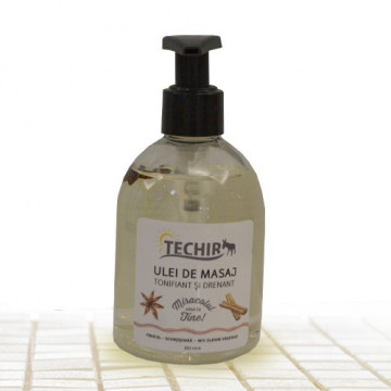 Ulei de masaj tonifiant si drenant Techir