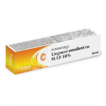 Unguent emolient cu Sulf 10% - 30 ml