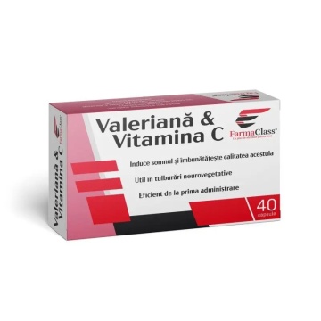 Valeriana & Vitamina C - 40 cps